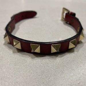 Red Valentino Rockstud Bracelet